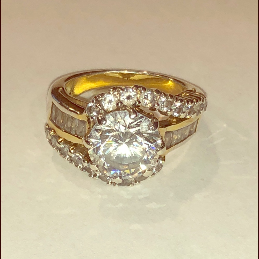 Sterling silver cocktail ring